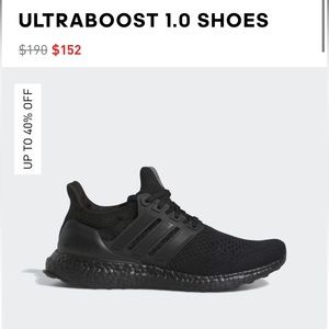 Adidas Ultraboost Women’s Sneakers - Core Black US Size 8